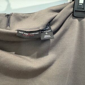 New York & Company Taupe Skirt